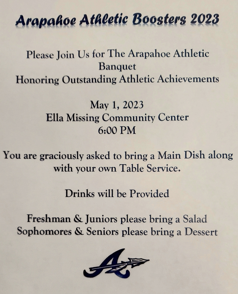 Arapahoe athletic banquet